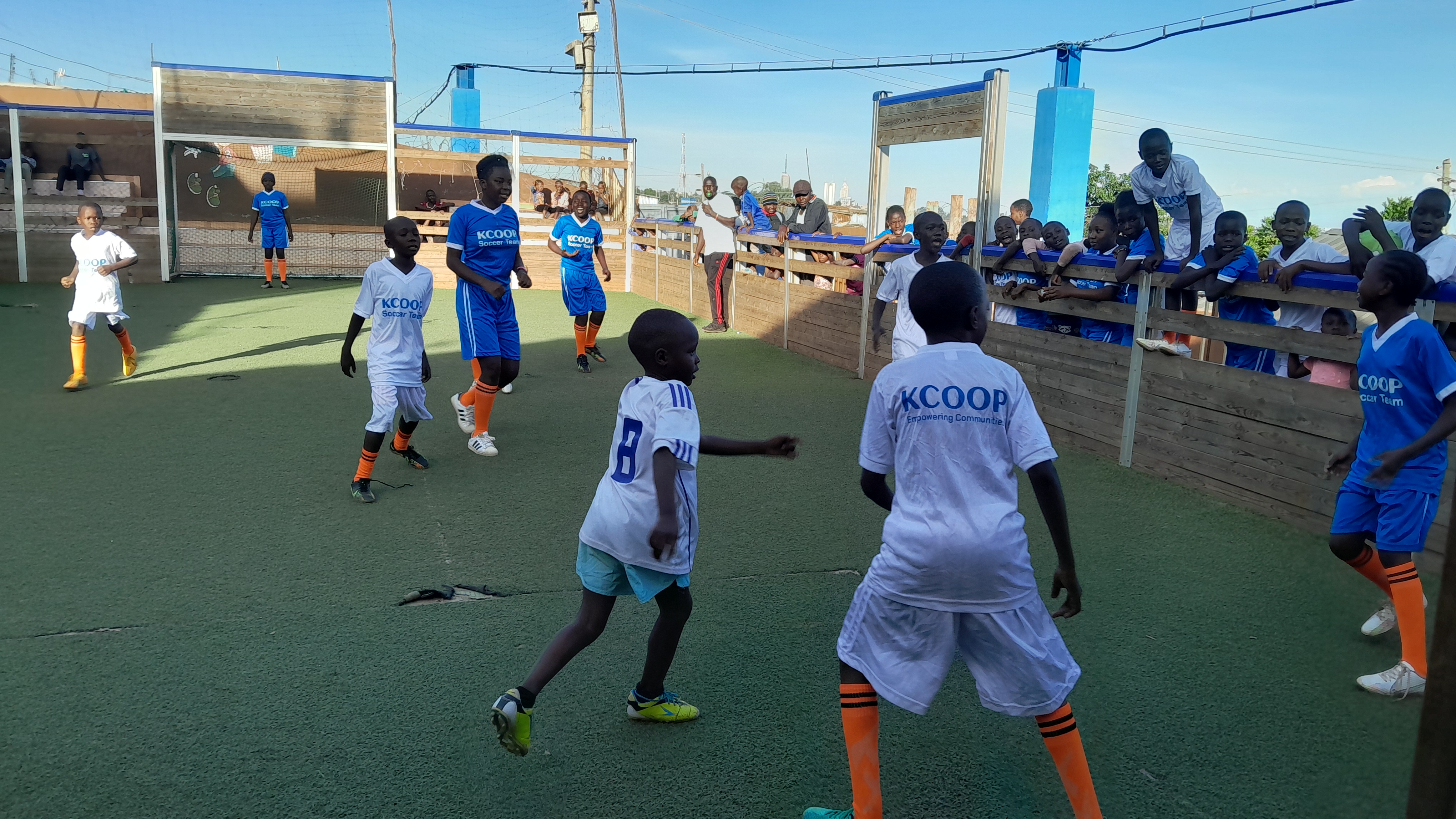 football Kibera community