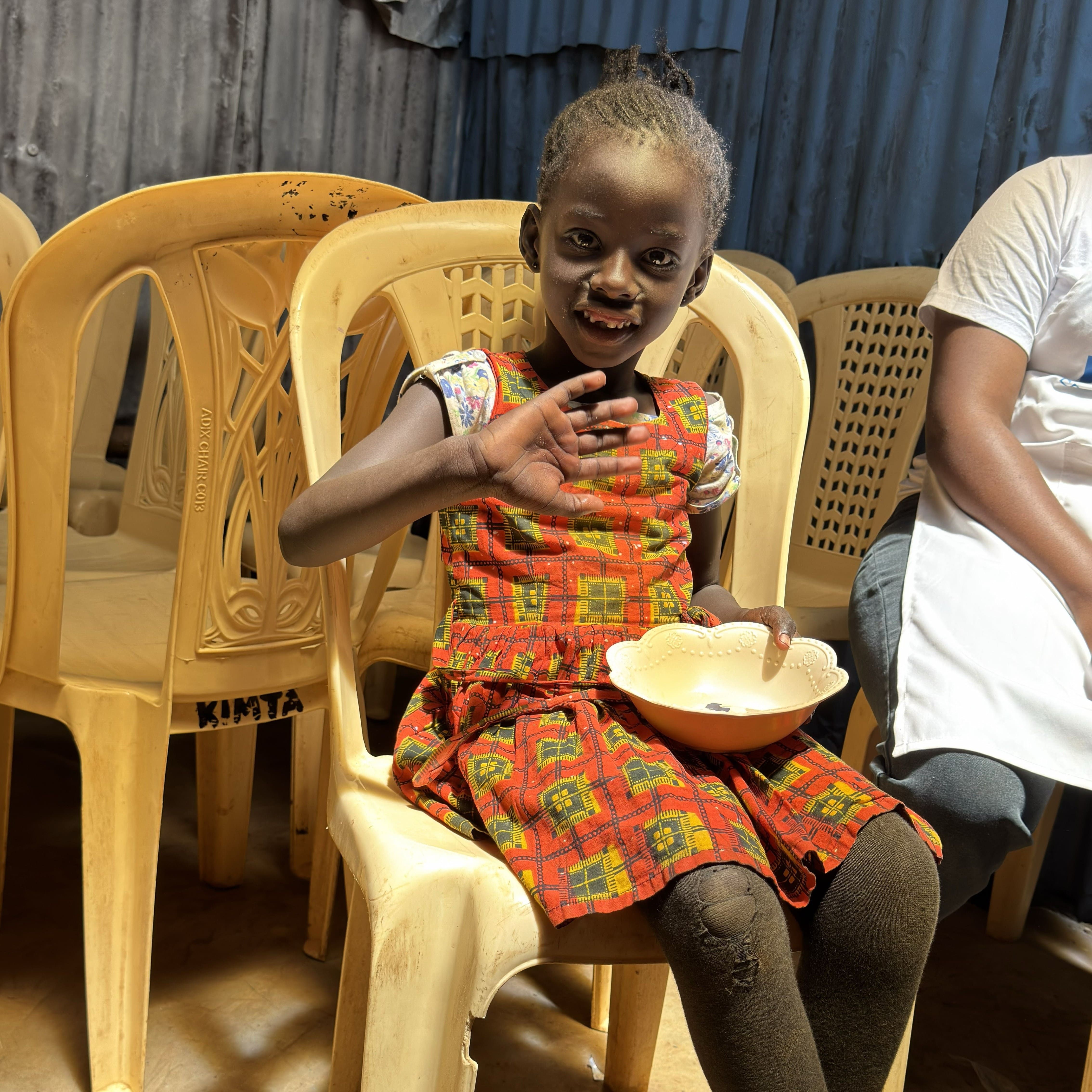 girl eating