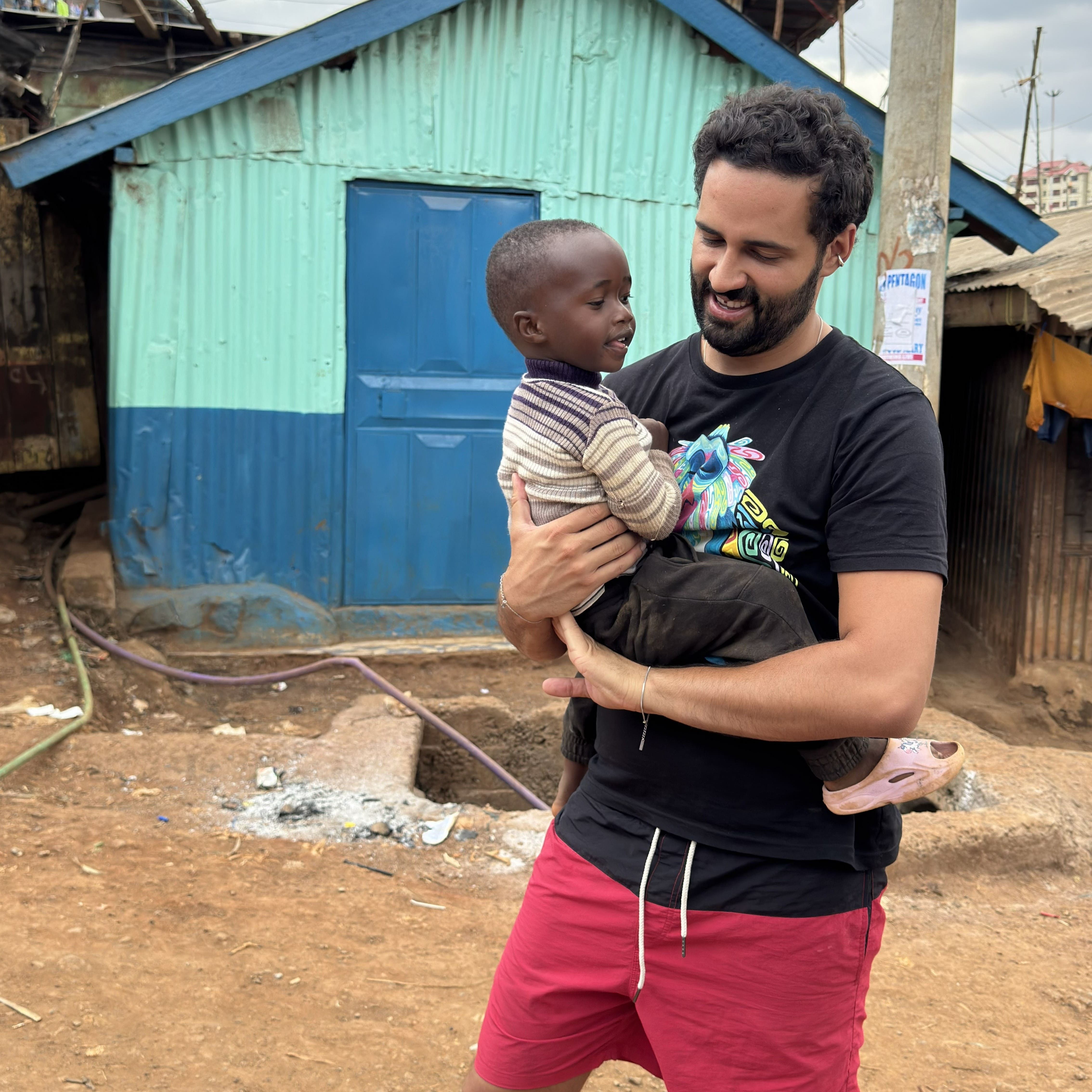 guide with child
