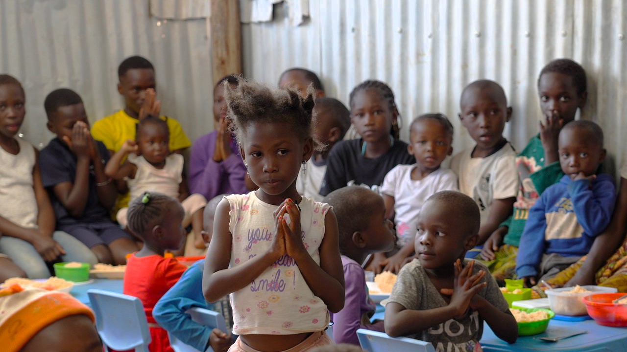 Children in Kibera community