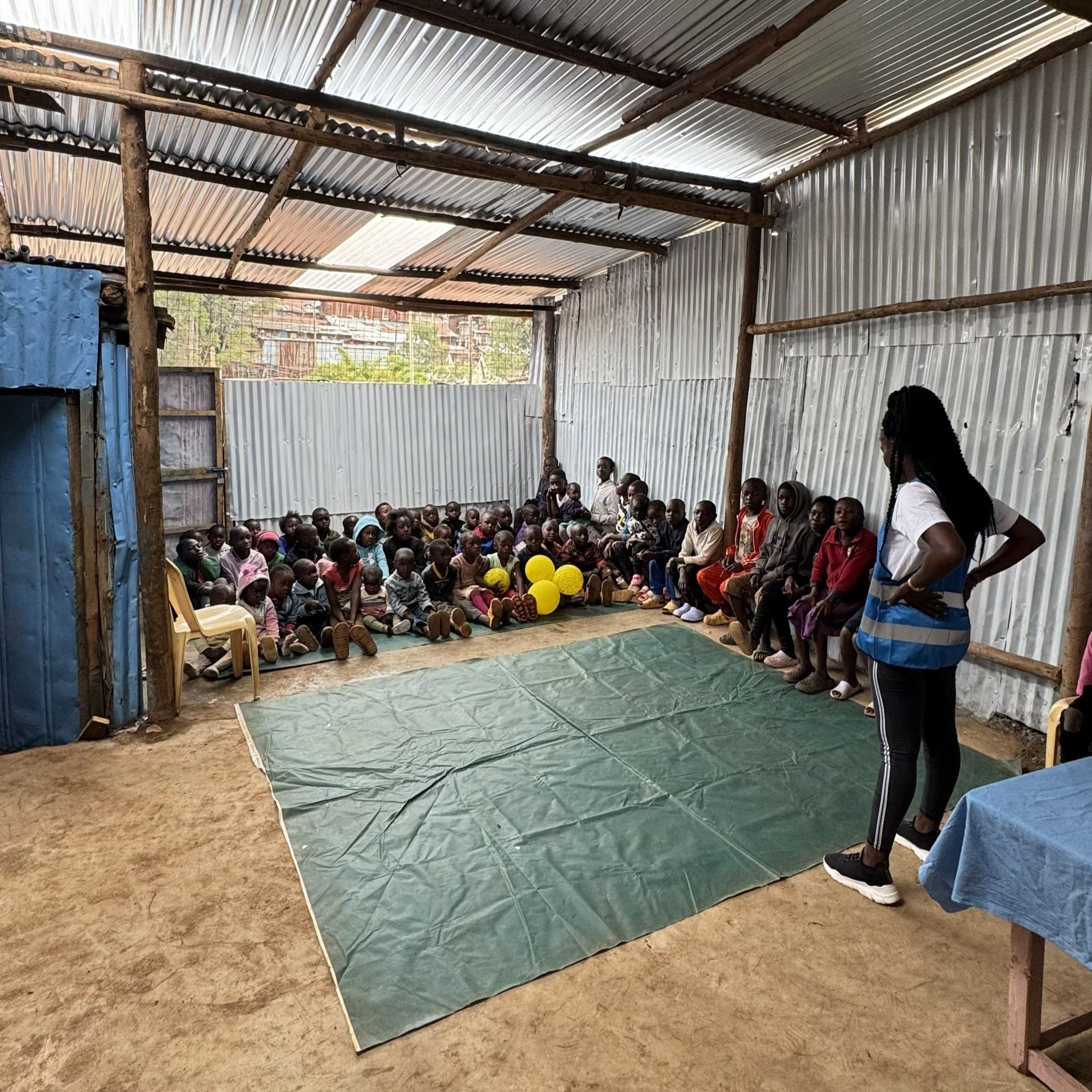 students inside