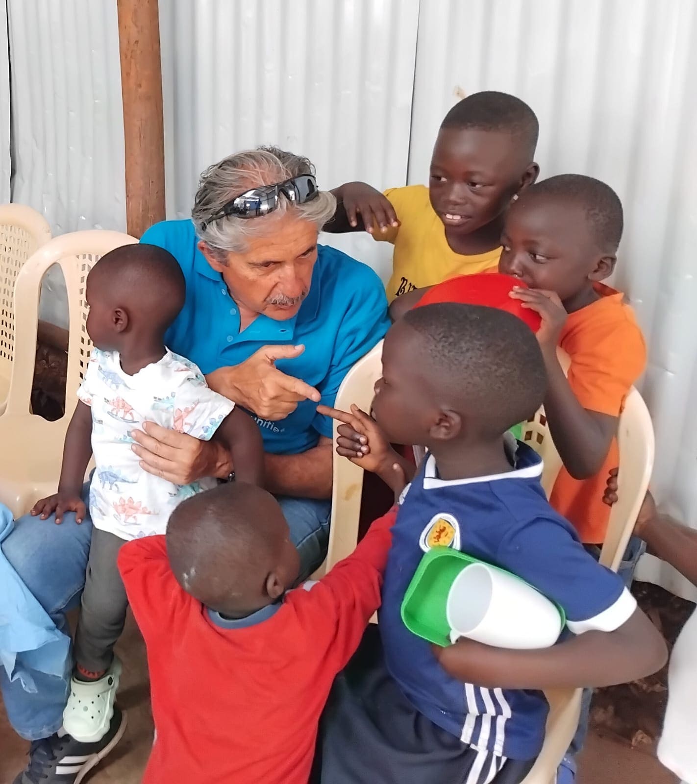 tourist with children